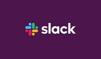 Card with Slack graphic
