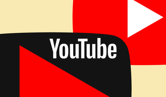 Card with YouTube graphic